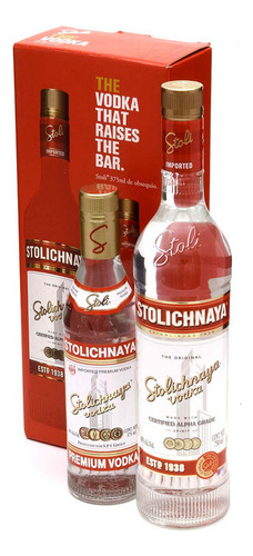 Vodka Stolichnaya Tradicional 750 Ml +St