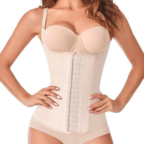 Fajas Colombianas Ann Chery Chaleco 4020 Latex Reductiva