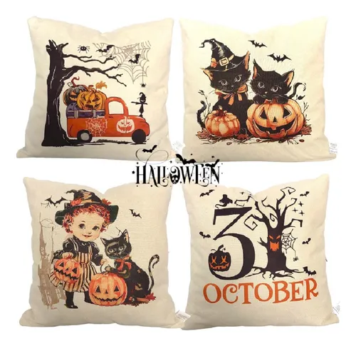 Funda Cojin Halloween Vintage