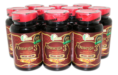 Omega 3 1000mg Nutraceuticos 10 Potes