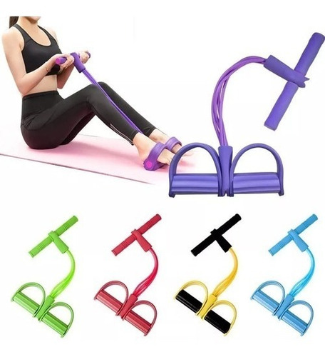 Elástico Extensor Treino Exercícios Musculação Apoio Pés