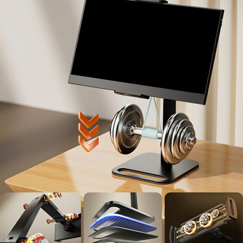Para Para Portátil Suporte De Mesa Suporte De Tela Braço 2 /