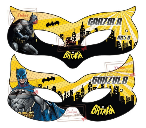 Kit Imprimible Batman Candy Bar Cotillon Souvenirs Cumple | MercadoLibre