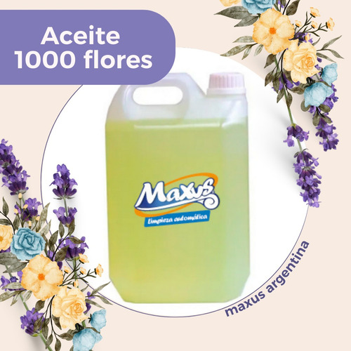 Esencia Pura X 5 Litros Para Suavizante Y Jabon - Mil Flores