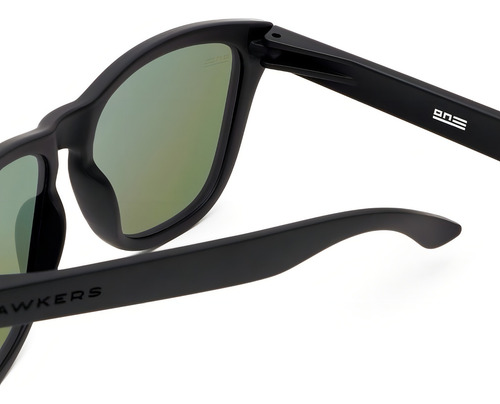 Lentes De Sol Hawkers - One Emerald Unisex - Polarizada Carbon Black