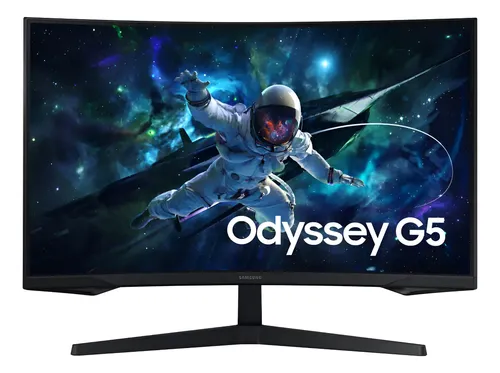 Monitor Gamer Samsung Odyssey G5 32'', Qhd, 165hz, 1ms, Free Preto