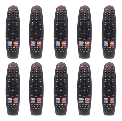 Lote De 10pz Controles Remotos Sansui Smart Google Play