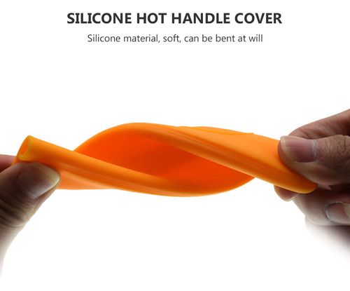 Funda De Silicona Con Mango Caliente, 5 Unidades, Funda Anti