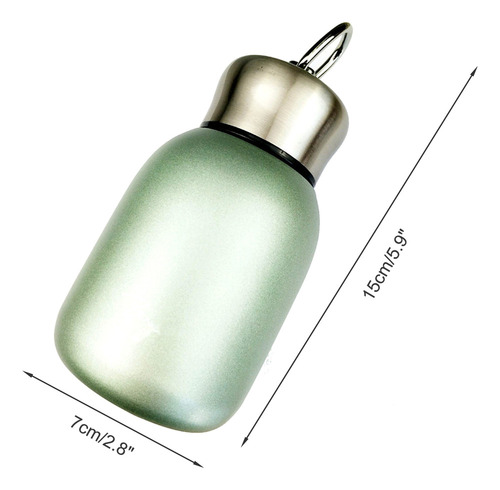 W Mini Botella De Agua Térmica De Acero Inoxidable De 300 Ml