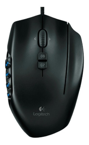 Imagen 1 de 10 de Mouse Gamer Logitech G600 20 Botones 8200 Dpi Luz Usb Pce