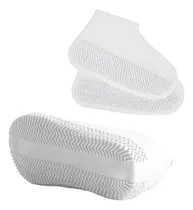 Comprar Cubre Zapatos Impermeable De Silicona Para Lluvia Blanco