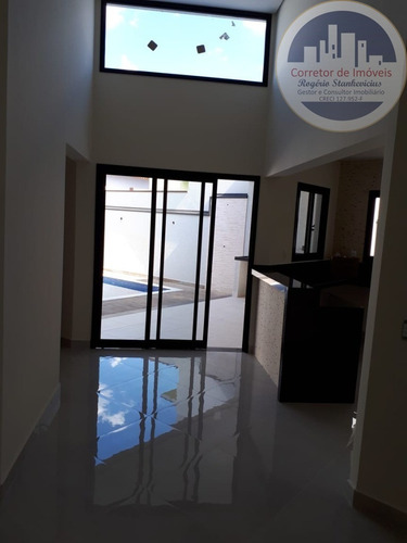 Imagem 3 de 10 de Casa Nova Condominio Jardim Residencial Maria Dulce Com 3 Suites - Ca00055 - 67807938