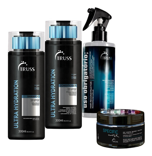Truss Shampoo + Cond Ultra-hidratante+ Masc+ Uso Obrigatóri