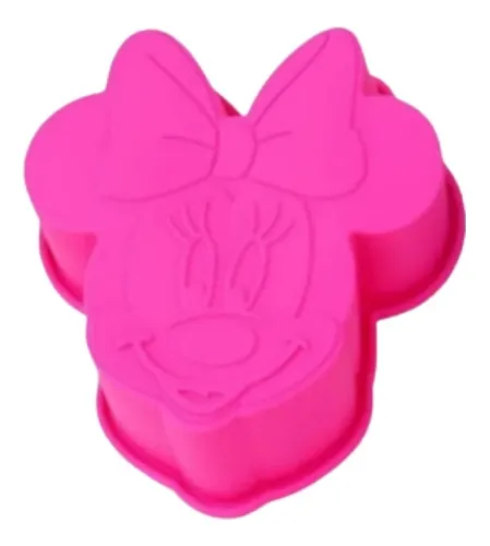comprar Molde De Silicon Cara De Minnie Reposteria