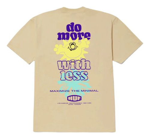 Huf ~ Polera Maximize S/s Tee Crema