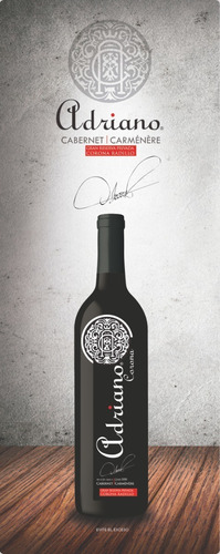 Vino Tinto Adriano Cabernet Carmenere Gran Reserva 750 Ml