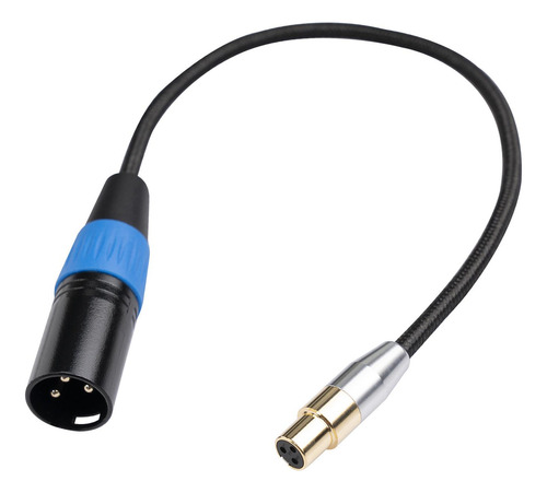 Doble Mini Xlr Hembra A Xlr Macho De 3 Pines Resistente Sin