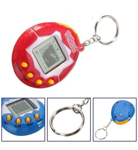 Llavero Tamagotchi Con 49 Mascota Virtual Juguete Tema 90s