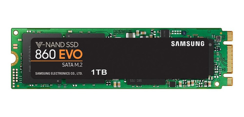 Disco sólido interno Samsung 860 EVO MZ-N6E1T0 1TB