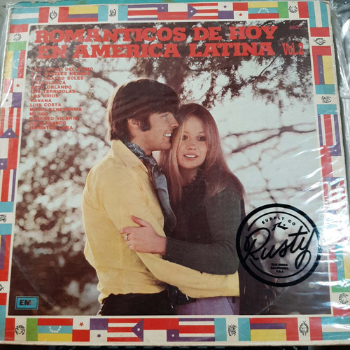 Vinilo Romanticos De Hoy En America Latina Vol 2 Cp2