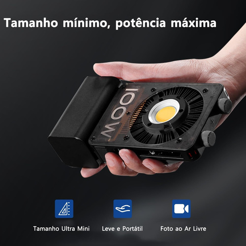 Zhiyun Cinepeer Cx100 100w Led Cob Luz De Vídeo Bicolor