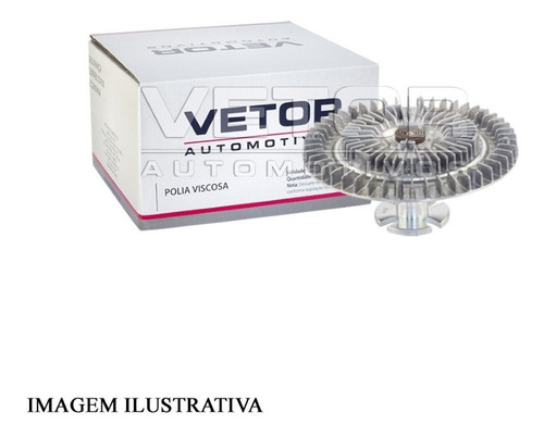 Polia Viscosa Embreagem Jeep Cherokee Wrangler Vetor Vpv024