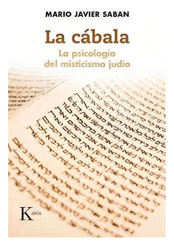 Libro La Cabala: La Psicologia Del Misticismo Judio /875