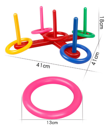 Set De Apuntar For Niños Con Anillo De Plástico Y Lanzar