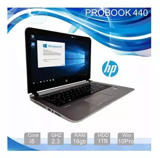 Laptop Hp Probook 440 G3 14 ,core I5, 16gb, 1tb, W10 Cg