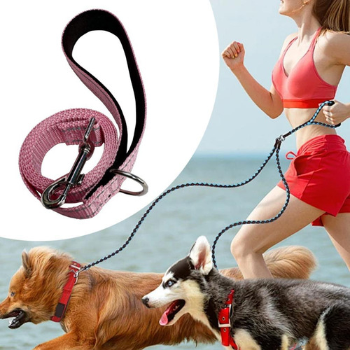 2 Correa Reflectante Para Perros, Correas Para Caminar De 6