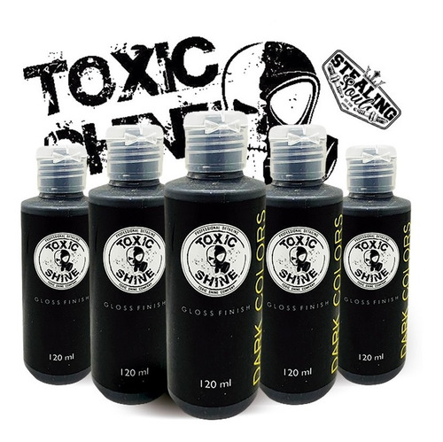 Toxic Shine | Mini Dark Colors | Gloss Finish | Abrillanta
