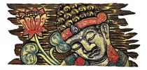 Comprar Panel Buda Dorado Tallado Madera 20x41cm Monte Kurama