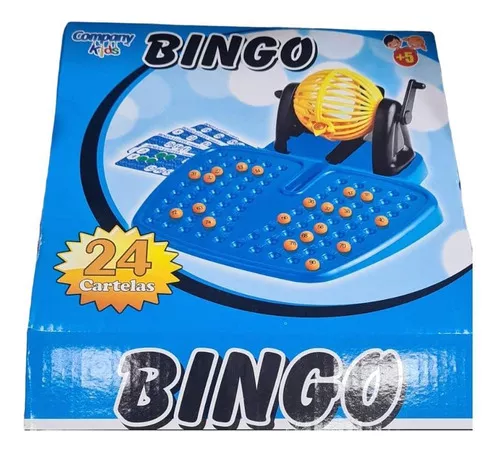 Bingo Infantil Jogo Brinquedo Globo 24 Cartelas 90 Bolinhas