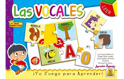 Las Vocales Juego Didáctico Implas 330