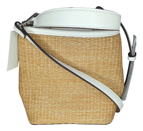 Bolsa Guess Crossbody Color Cafe Con Blanco
