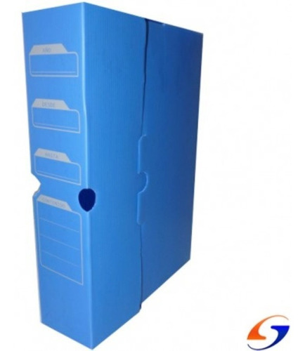 Imagen 1 de 3 de Caja Archivadora Cartonplast Oficio 8cm. Serviciopapelero