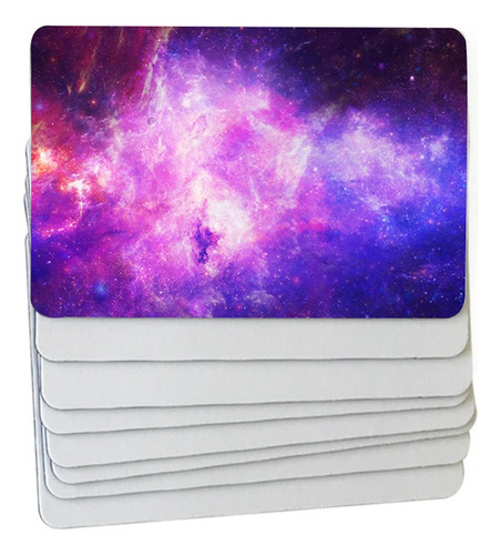 Mouse Pad Em Branco Para Sublimação - Retangular - 10 Un Desenho Impresso Nenhum