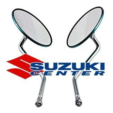 Espejo Cromado Universal  Suzuki Gn 125  El Par