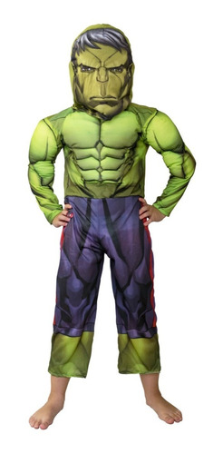 Disfraz Hulk Con Musculo Original New Toy's