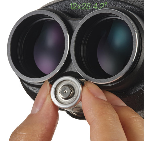 Binóculos Fujinon Fujifilm Techno-stabi Ts 12x28wp Com Stabi