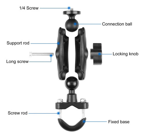 Soporte Insta360 X2/one/ X3/go2 Para Bicicleta Y Moto Puluz