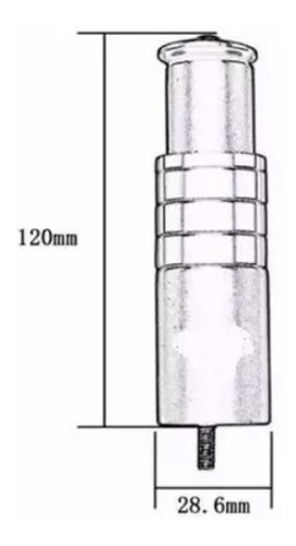 Imagem 2 de 3 de Alongador Extensor Prolongador De Espiga Absolute Over Ahead