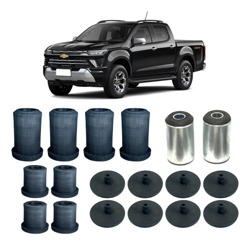 Kit Buchas Do Feixe De Mola /anti Ruido S10 Nova 2013/....