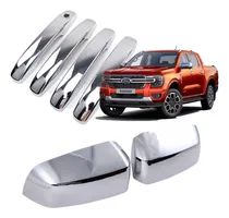 Comprar Ranger 2024 25 26 4 Cubre Manijas Cromada Y 2 Cubre Espejos