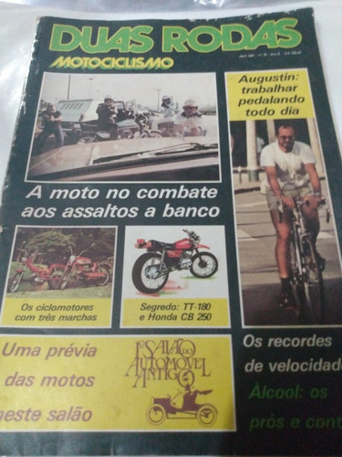 Revista || Duas Rodas Motociclismo || Abril 1981 || N 70 