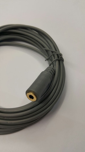 Imagen 4 de 10 de Cable Extensión Plug Mini Plug Macho Y Hembra 3.5 Mm 5 Mts