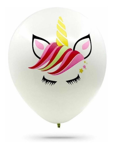 Globos Unicornio R12 10 Unidades