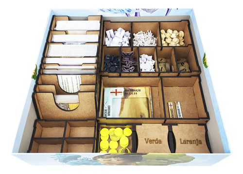 Organizador (insert) Para Spirit Island - Bucaneiros