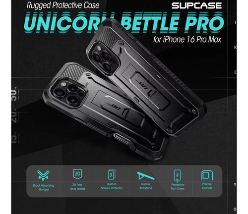 Capa Supcase Ub Pro Original Armor P Apple iPhone 16 Pro Max