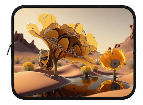 Funda Para iPad Diseño Flor Amarilla Tablet Desierto Genial